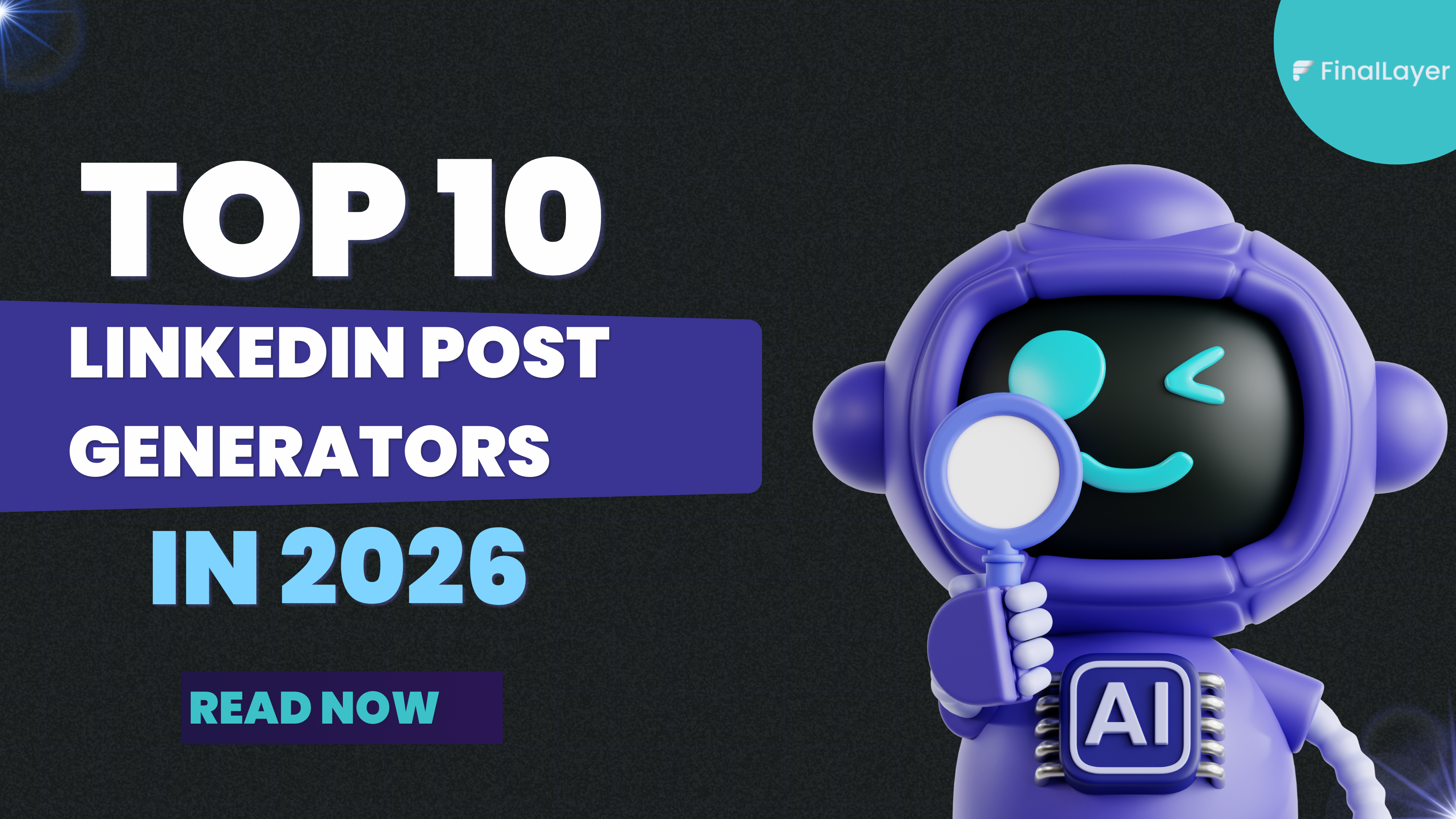 Cover image of best LinkedIn post generators in 2026