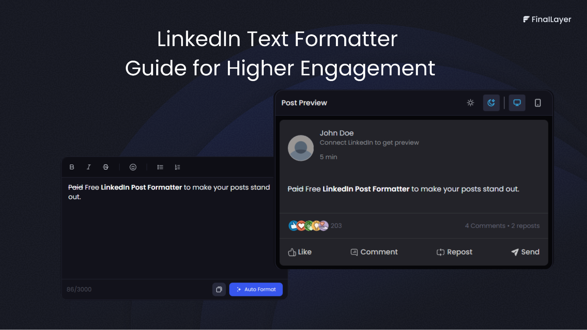 Cover Image of Linkedin Text Formatter Guide
