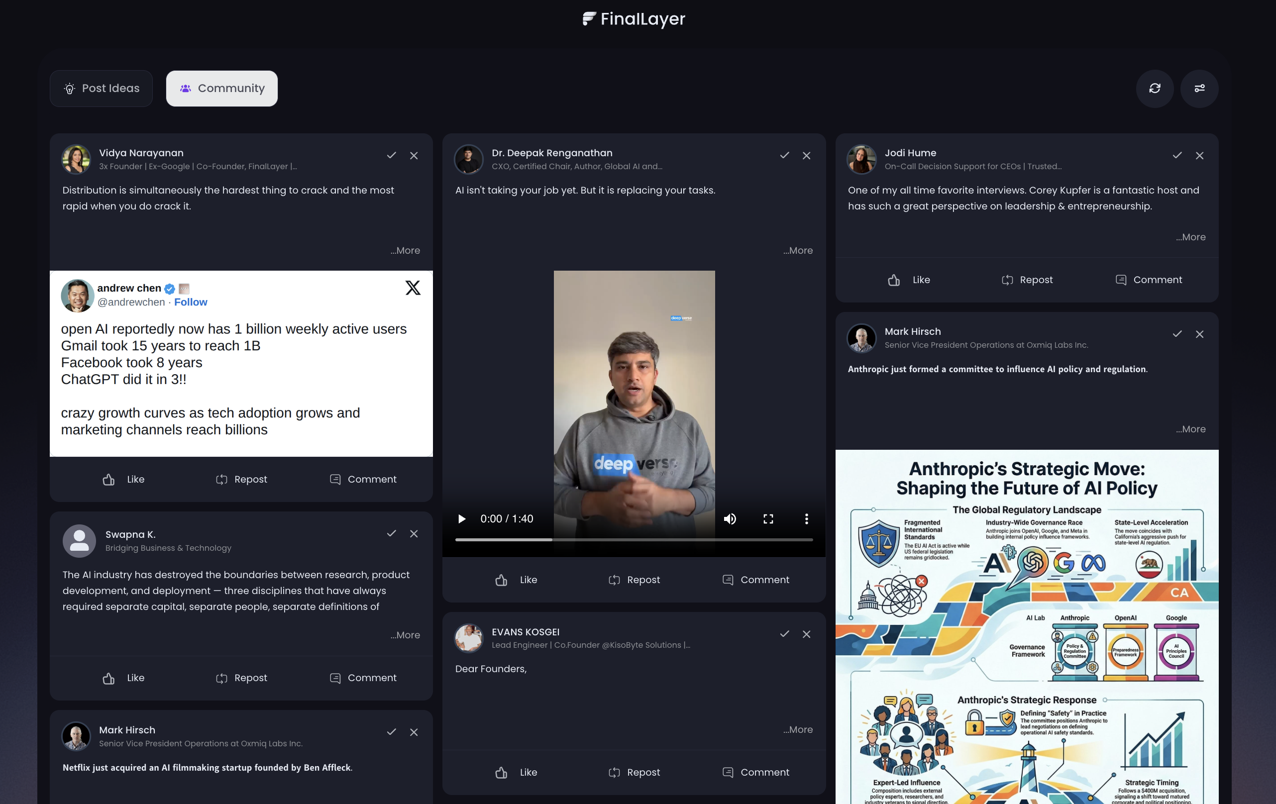 Engage Directly from Your Dashboard Engage Directly from Your Dashboard