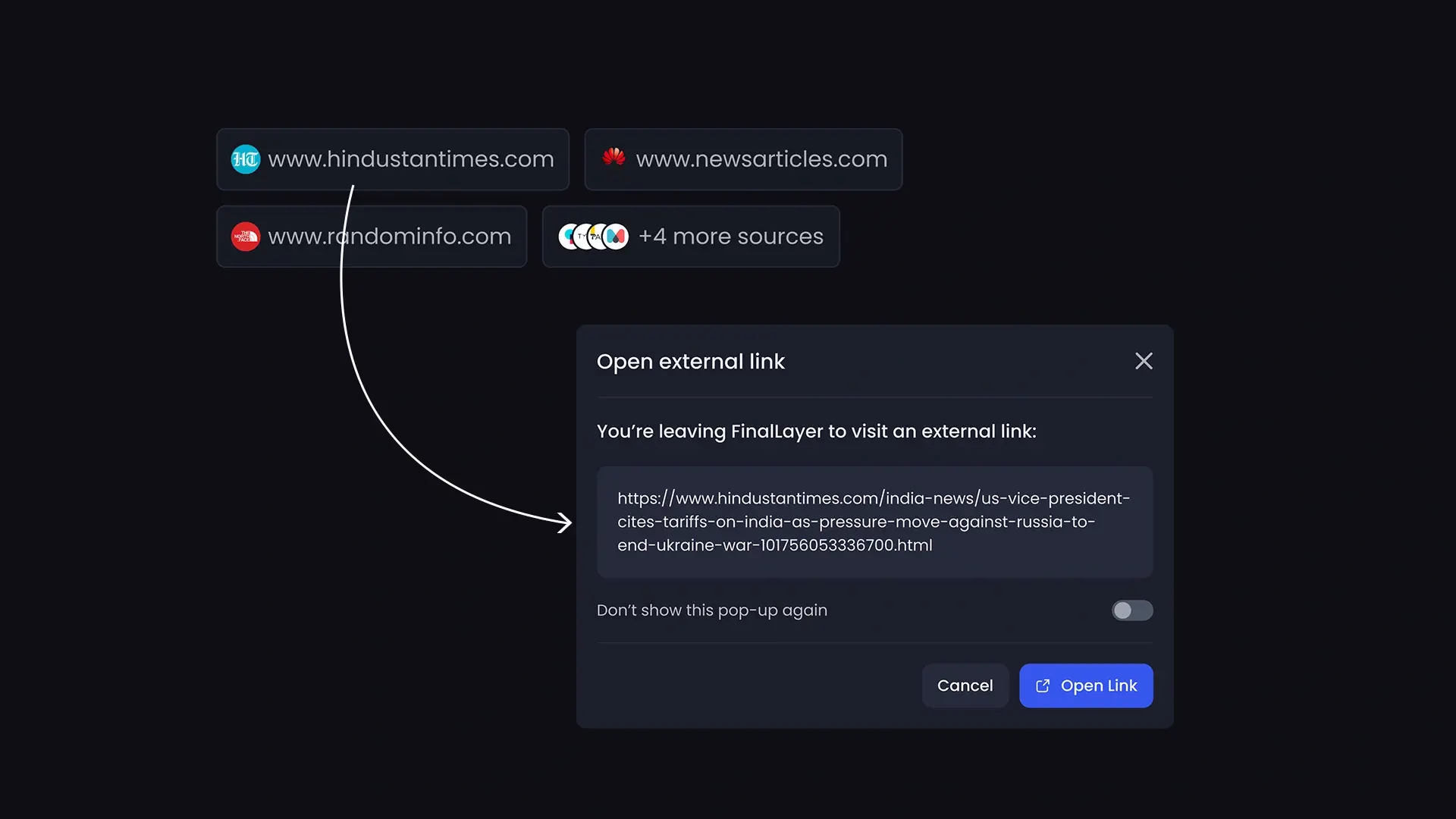 Web Search With FinalLayer Web Search With FinalLayer