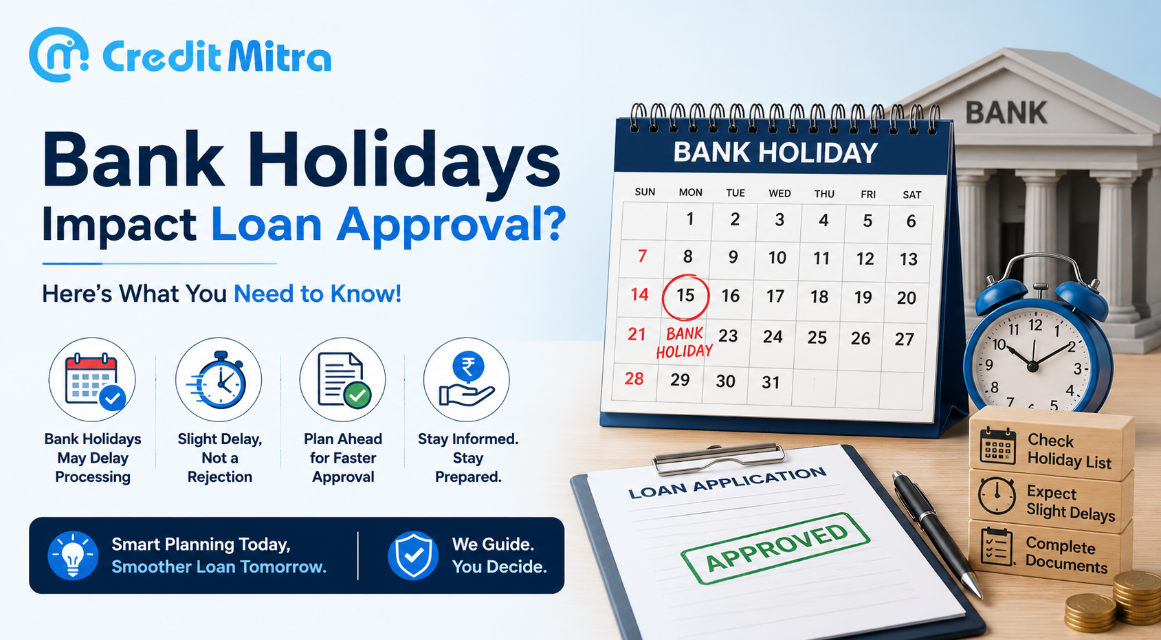 Do Bank Holidays Affect Loan Approval and Disbursement in India?