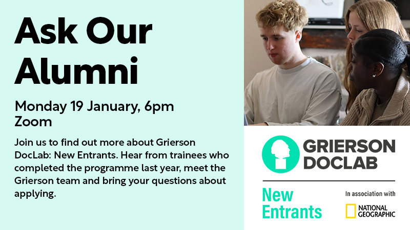 Your Grierson DocLab questions answered: Ask Our Alumni webinar