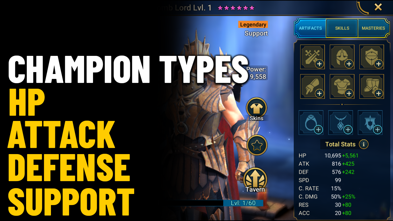 Champion types 1