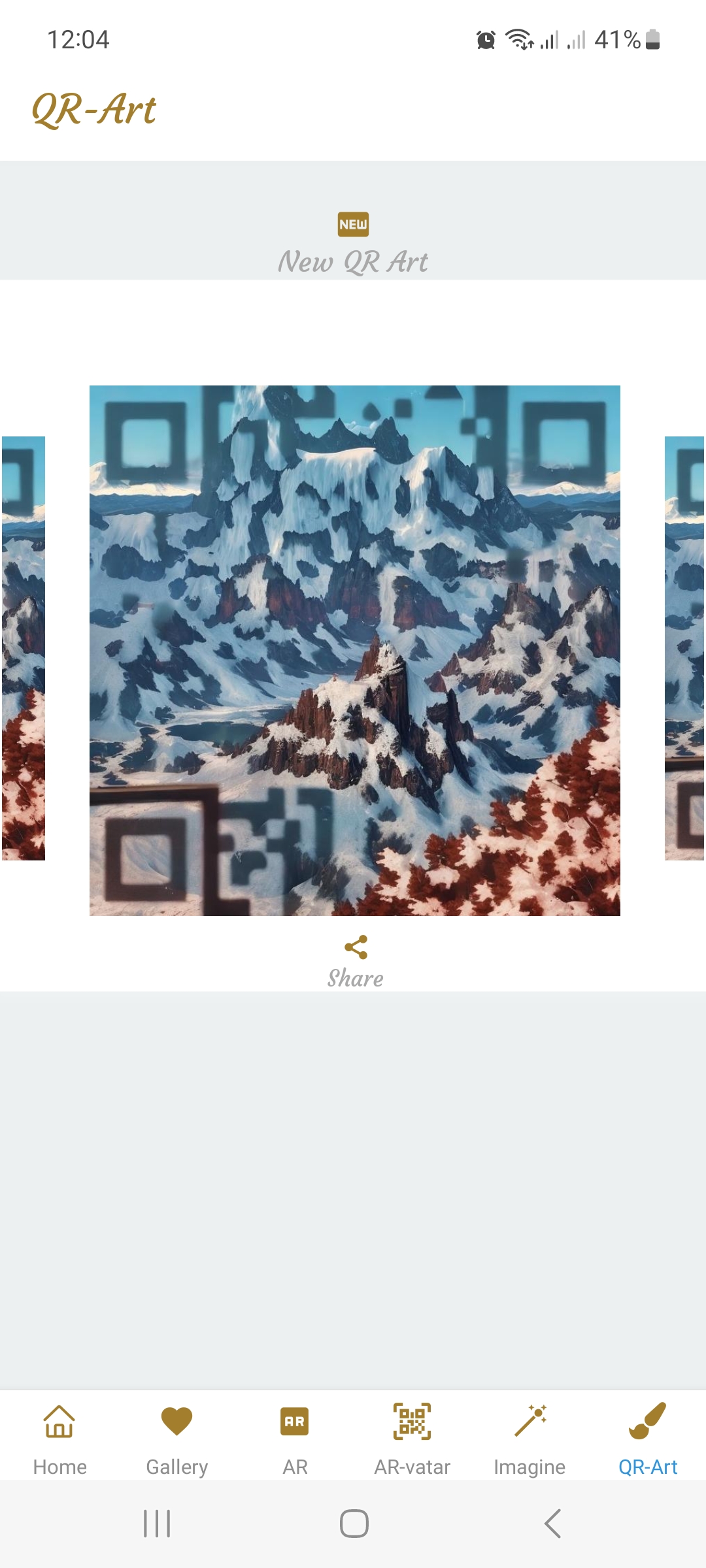 Beautiful QR Art generated by AI Illustwitter