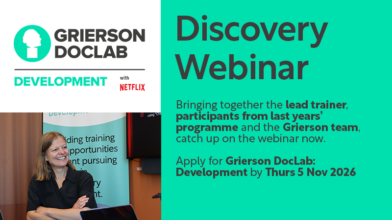 Learn more about Grierson DocLab: Development