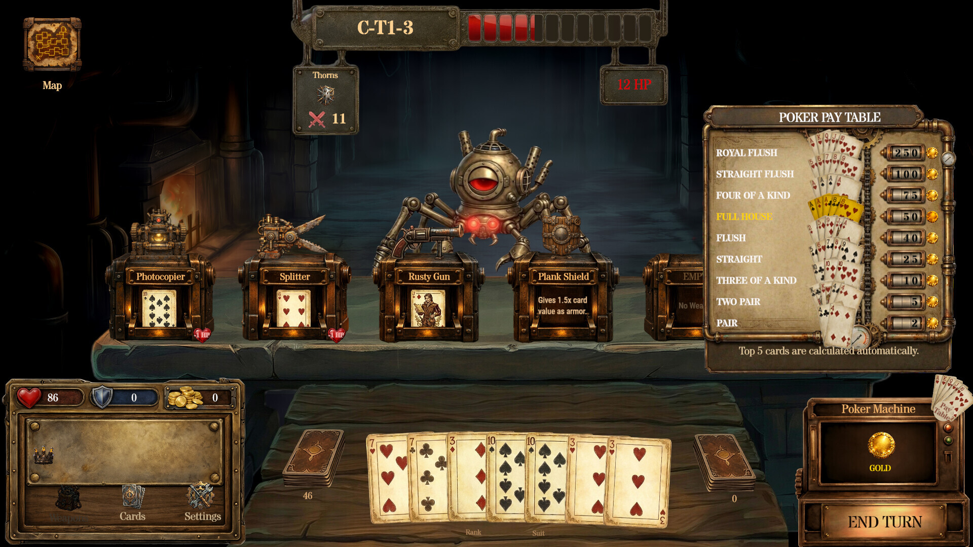 King's Bet in-game screenshot