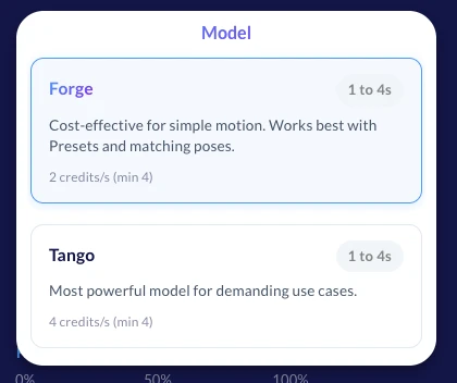 Model picker