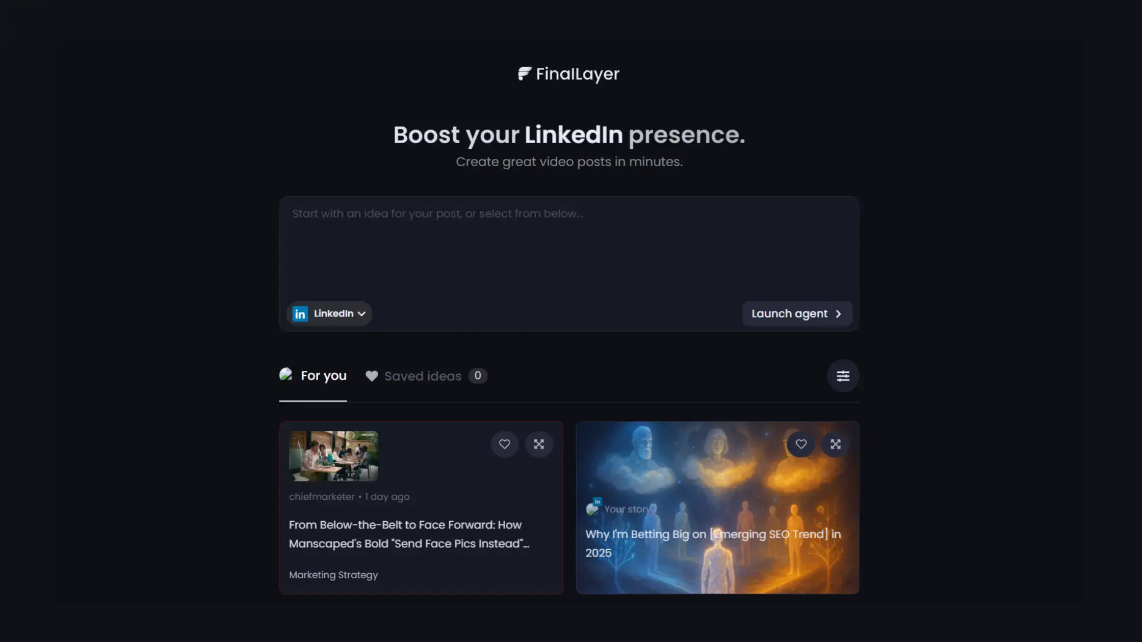Personalized Topic Suggestions