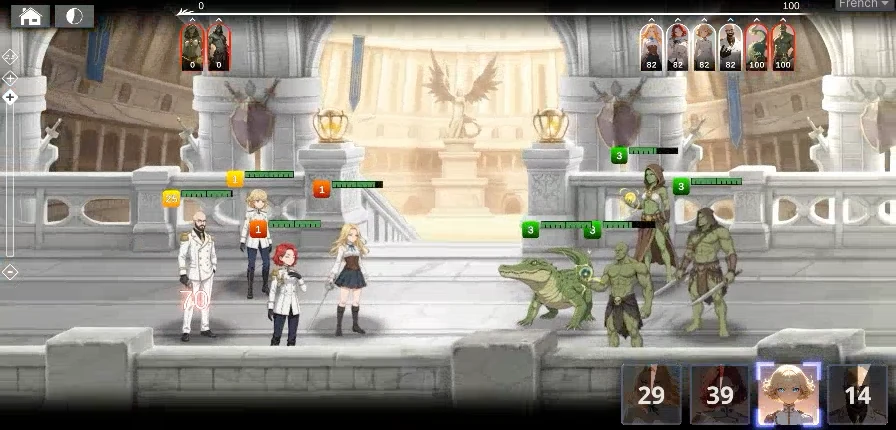 Alumnia Knights in-game screenshot