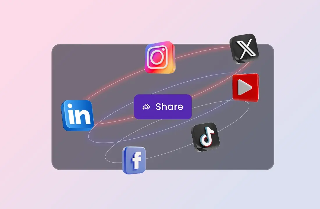 Share anywhere