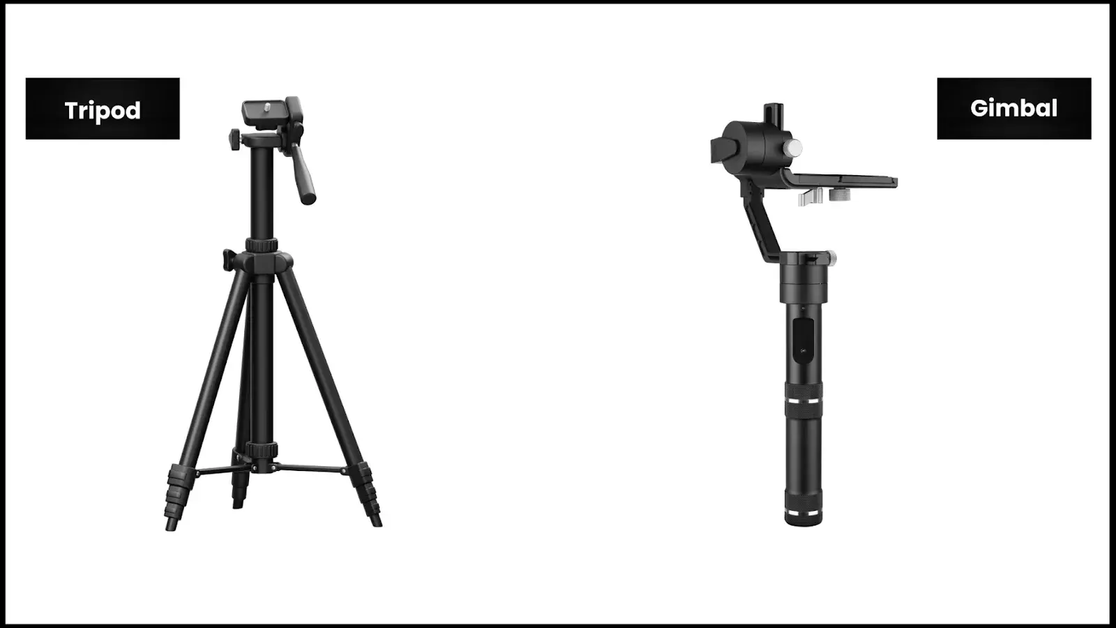 Image of Gimbal and Tripod.
