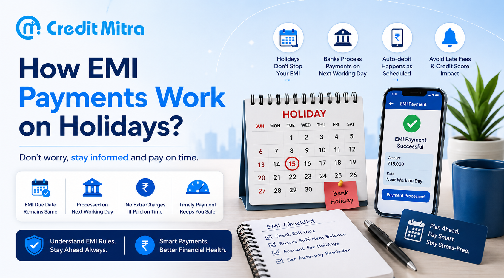How EMI Payments Work on Bank Holidays