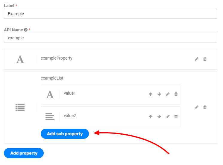 Add repeatable subproperty