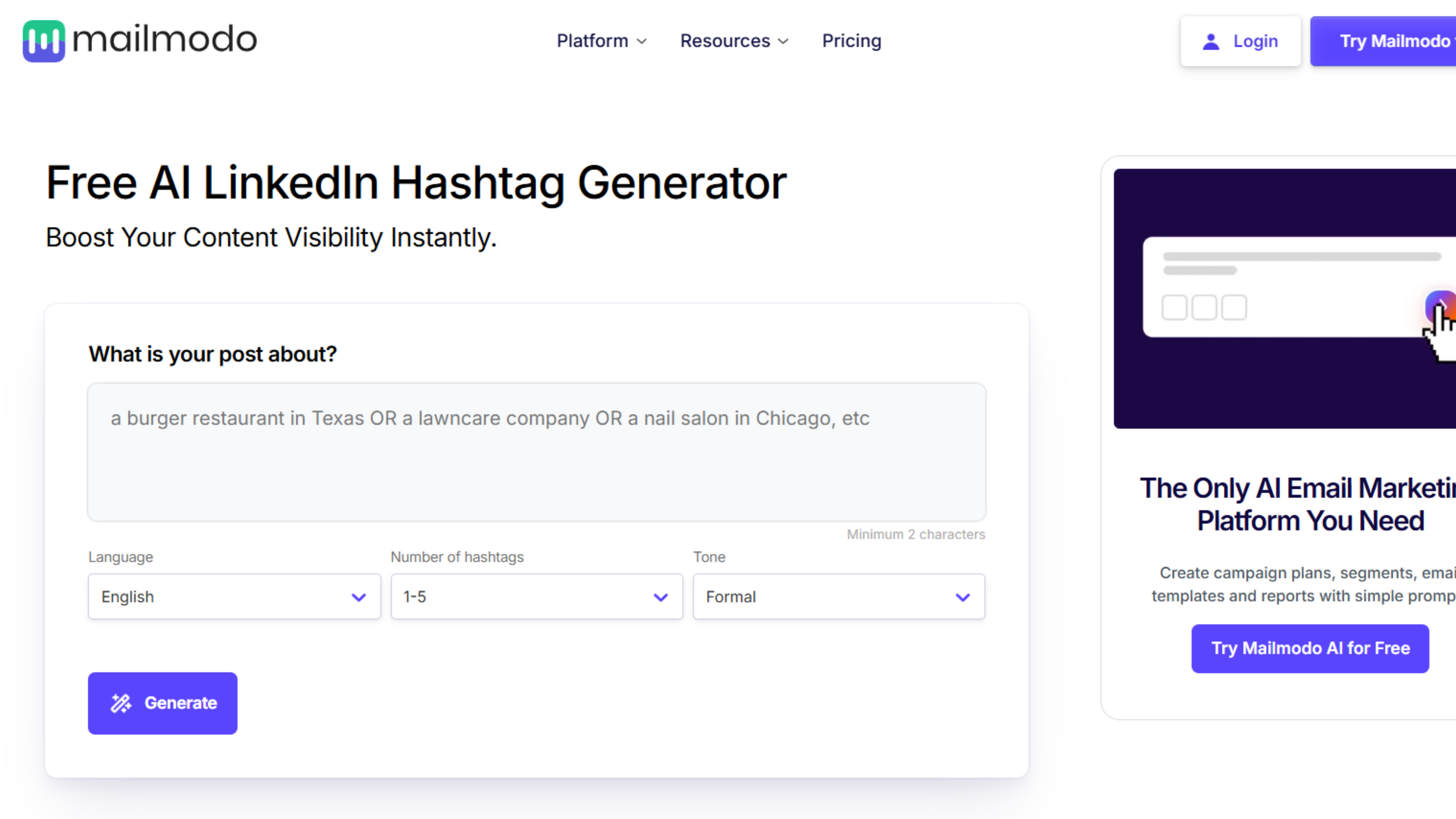 Mailmodo Preview of Mailmodo
