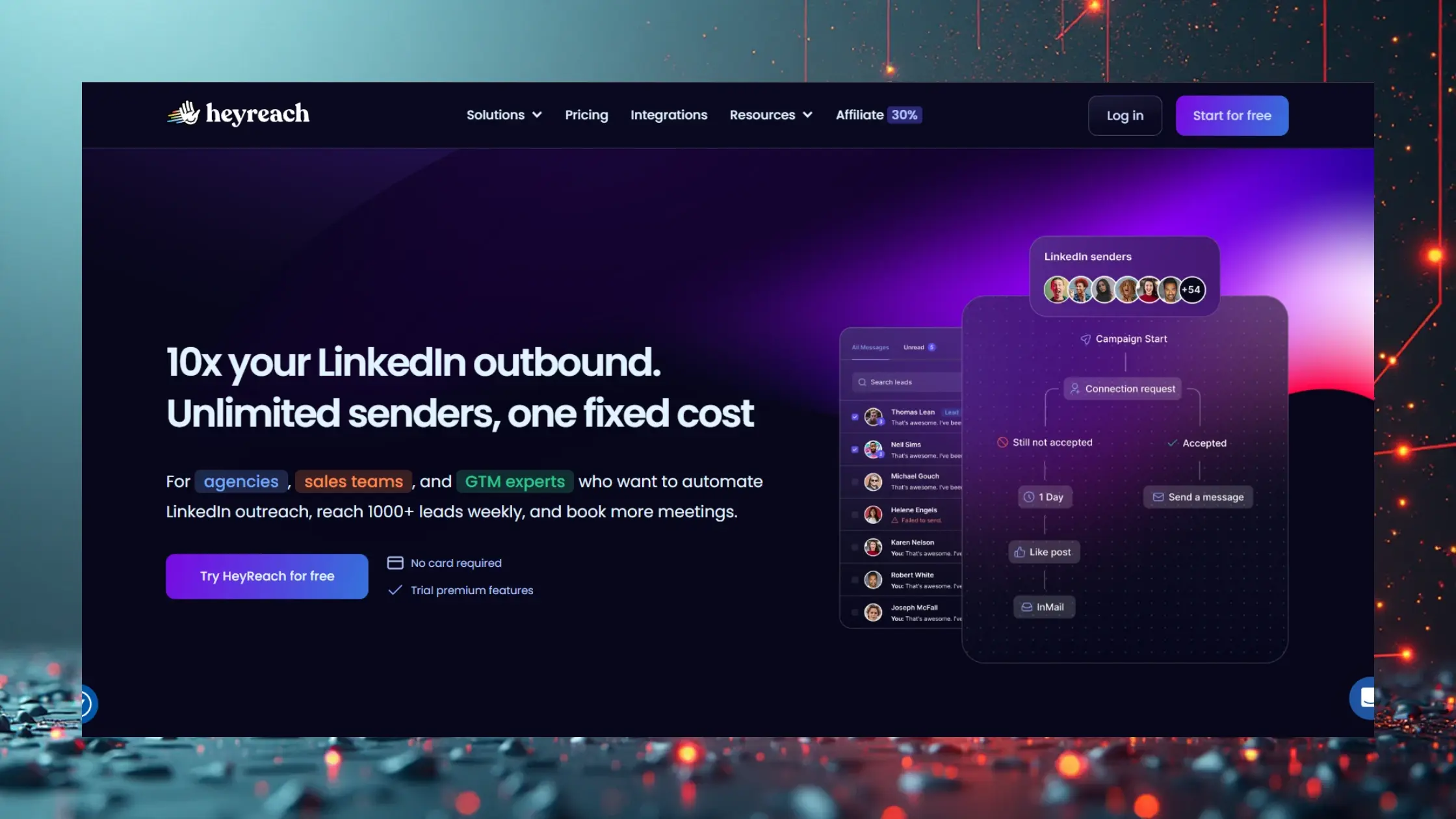 HeyReach -Team-Focused Automation HeyReach - Team-Focused Automation