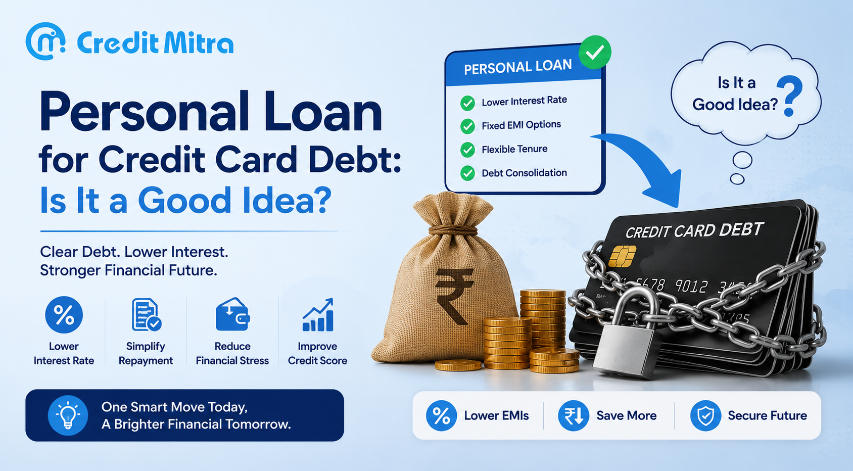 Can a Personal Loan Help You Pay Off Credit Card Debt?