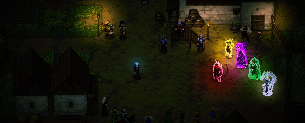 Solo Grinding panoramic gameplay screenshot