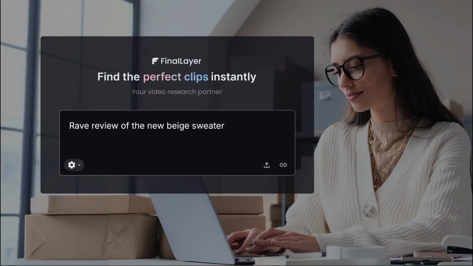 Find and trim the perfect moment with AI Search