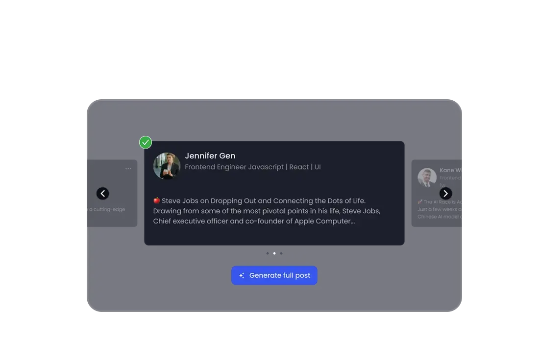 Choose Hook & Generate