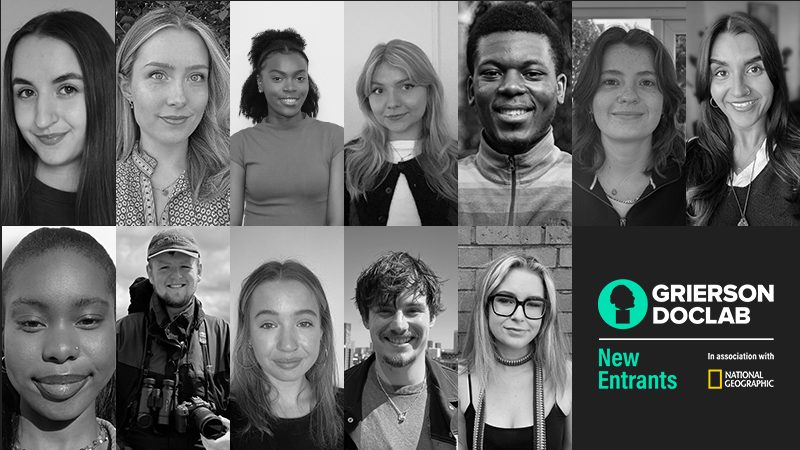 Meet the 2026 Grierson DocLab: New Entrants trainees