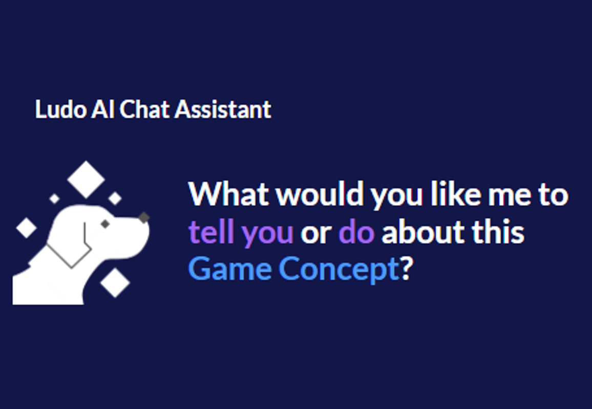 Ask Ludo - the all-in-one research and ideation platform adds a brand new chatbot function to our game concept tool