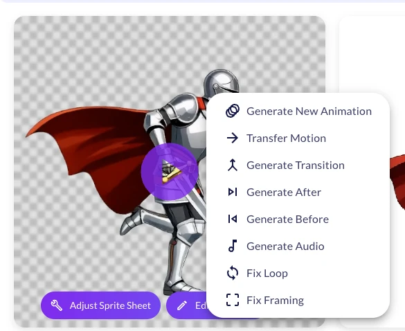 Fix Loop and Fix Framing actions