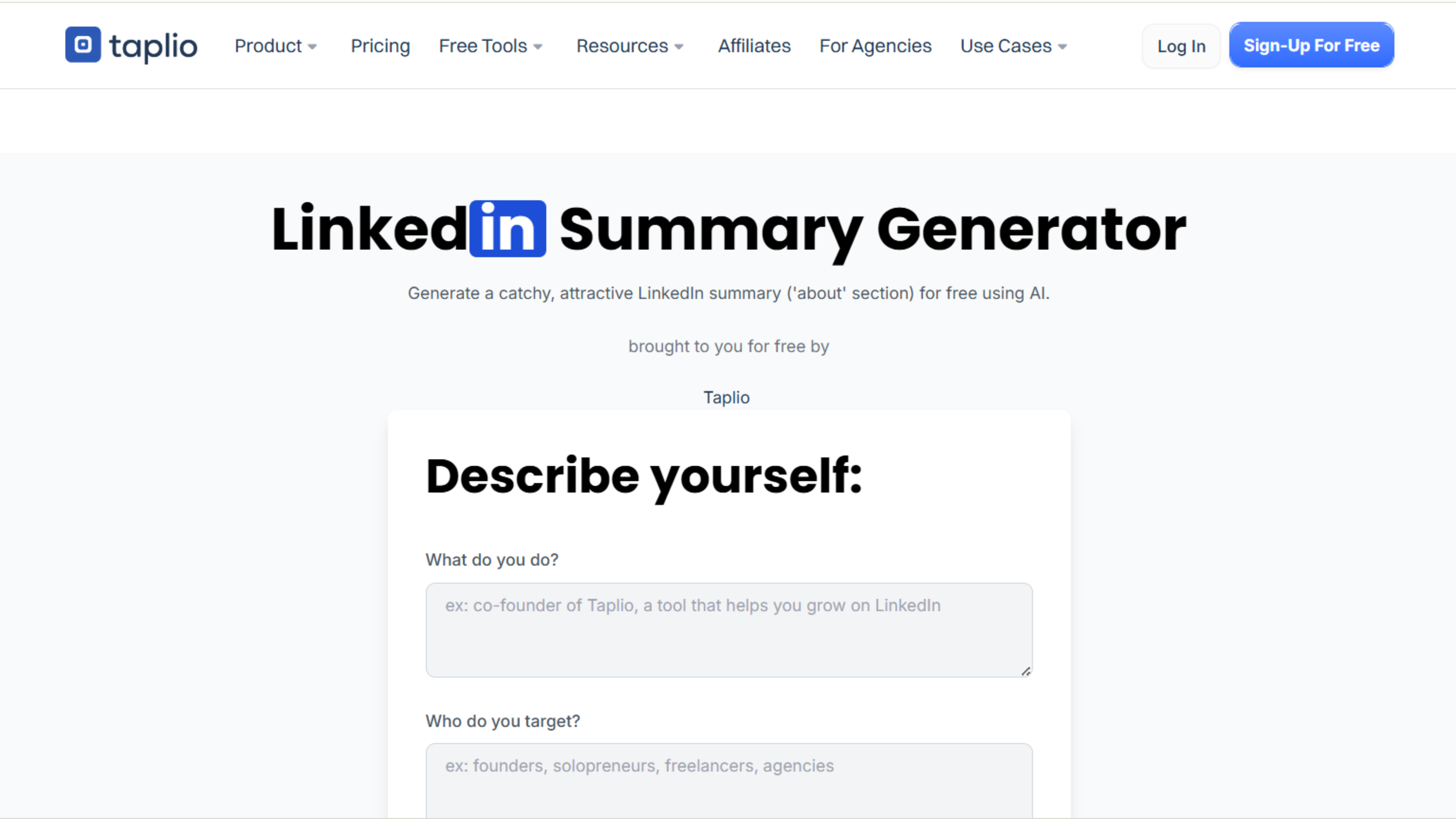 taplio preview of taplio