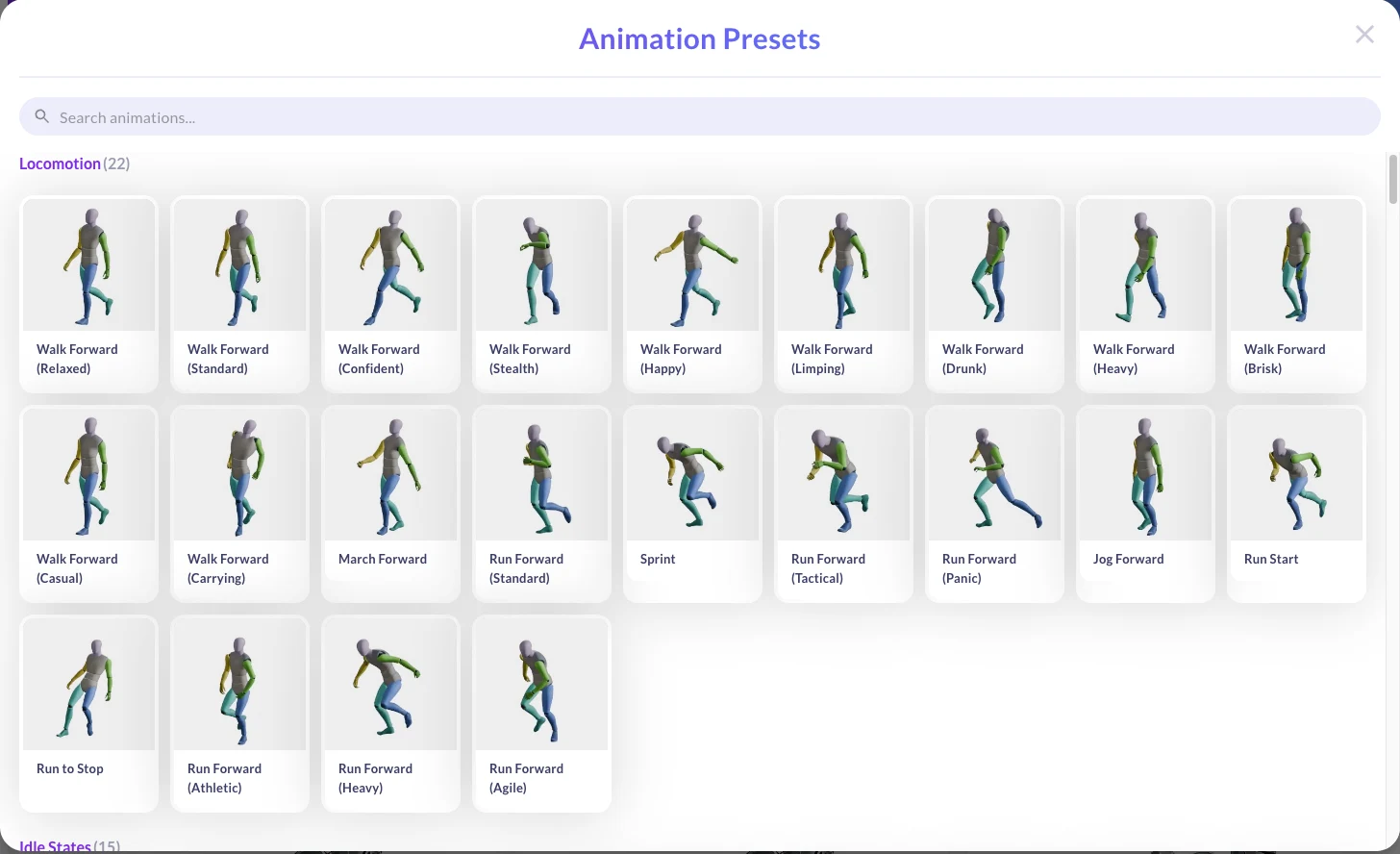 Animation Presets library