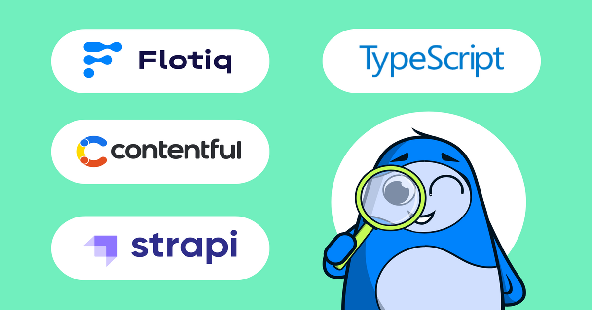Best headless CMS for Next.js - Typescript support comparison | Flotiq Blog