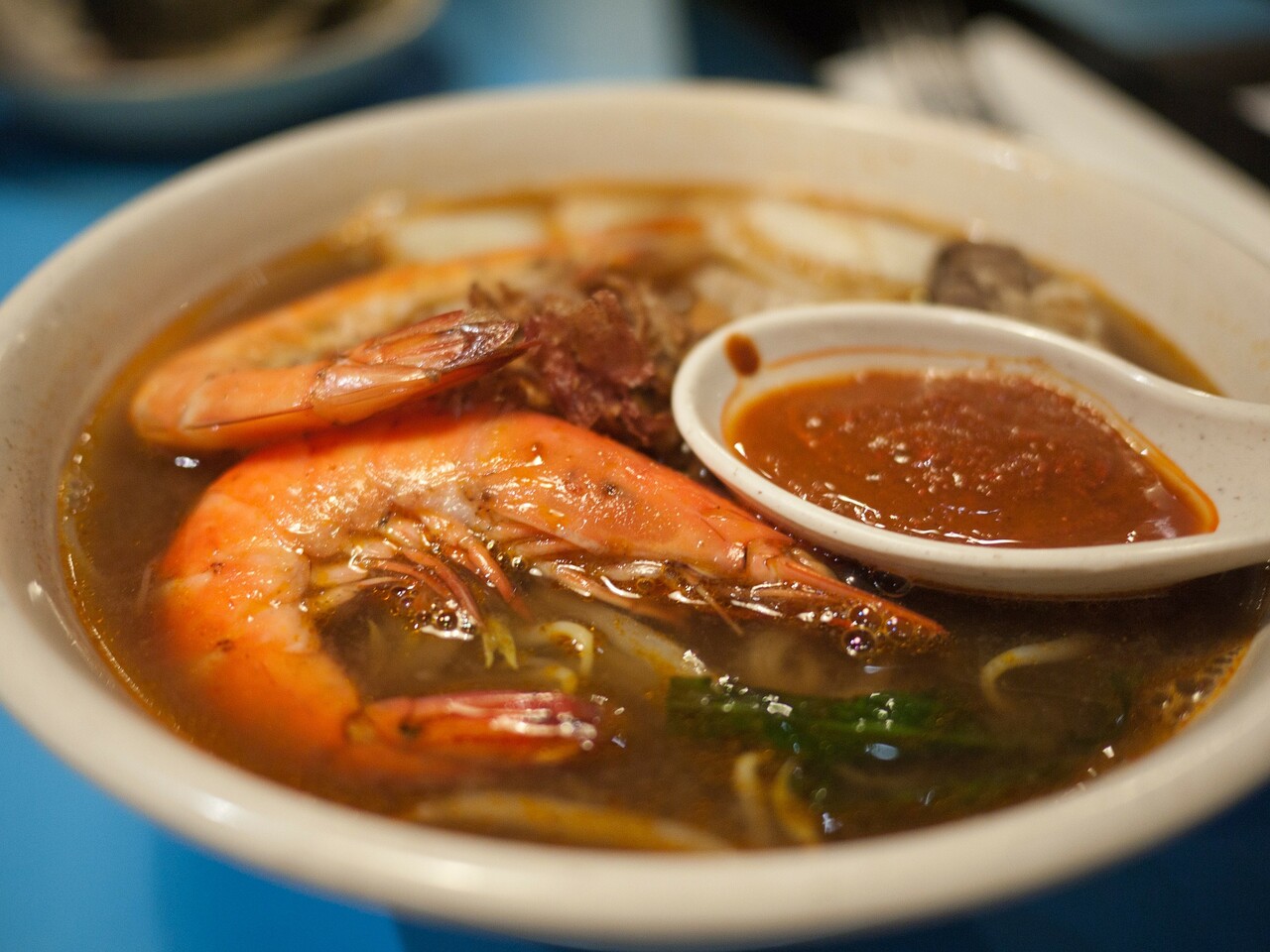 Chinese Shrimp Noodle Soup