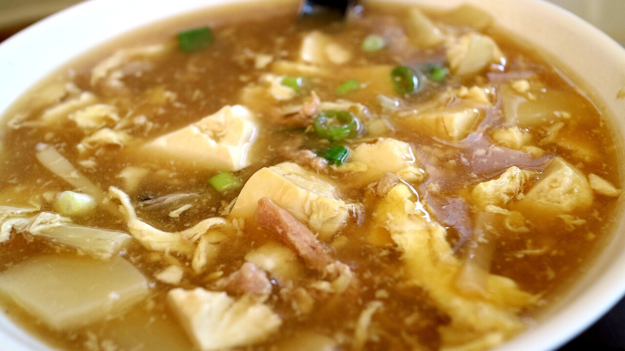 Egg Drop Soup with Chicken
