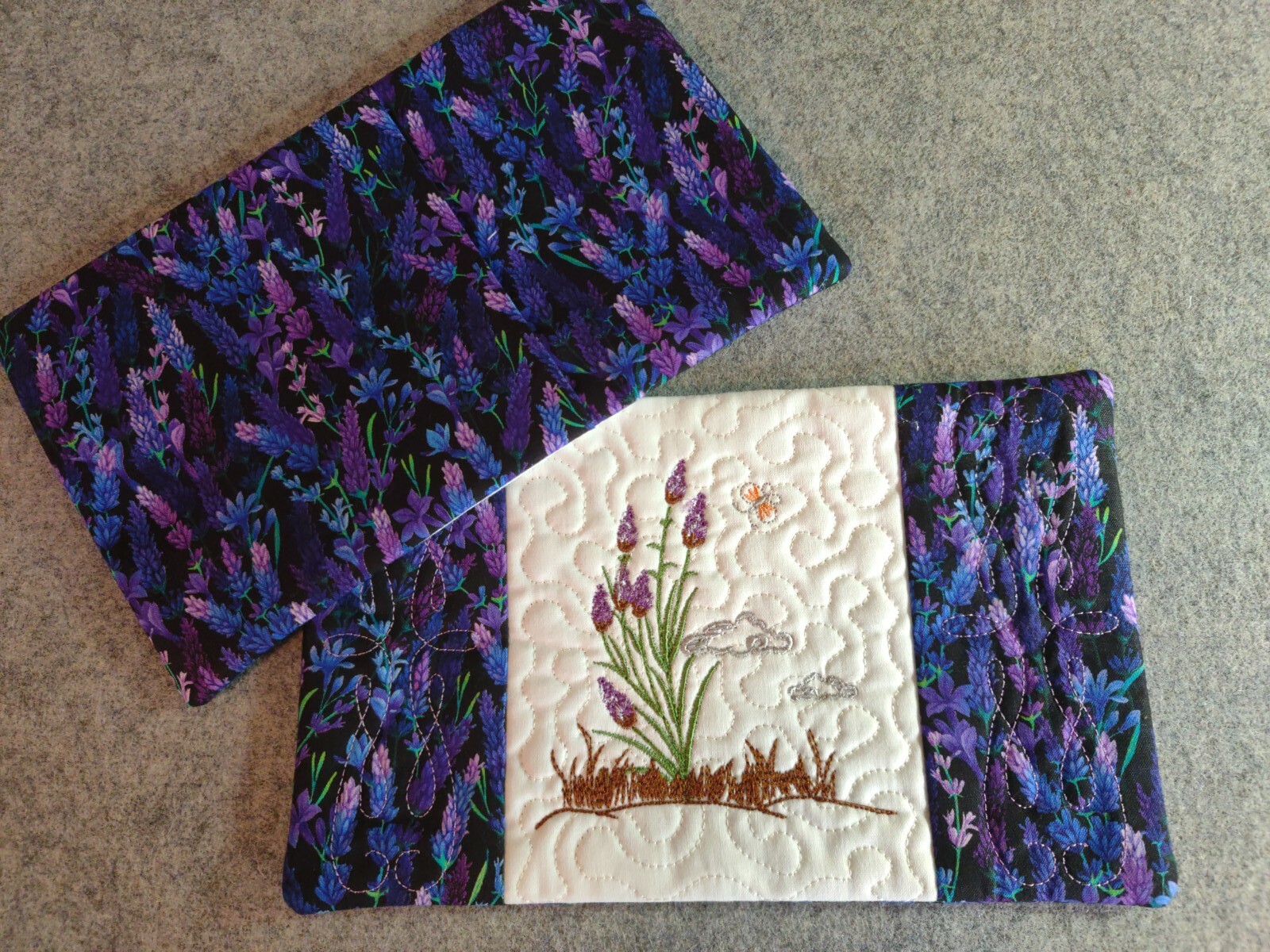 Lavender Mug Rug 3
