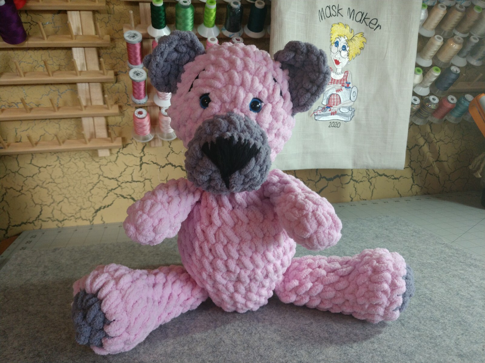 Soft Pink Dog