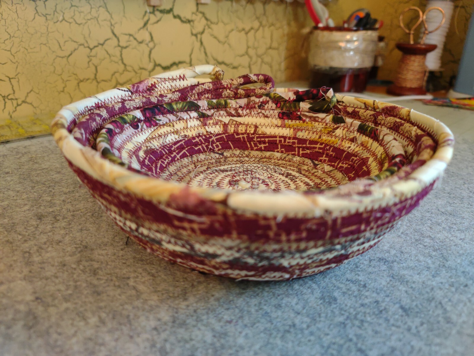Burgundy Nesting Baskets