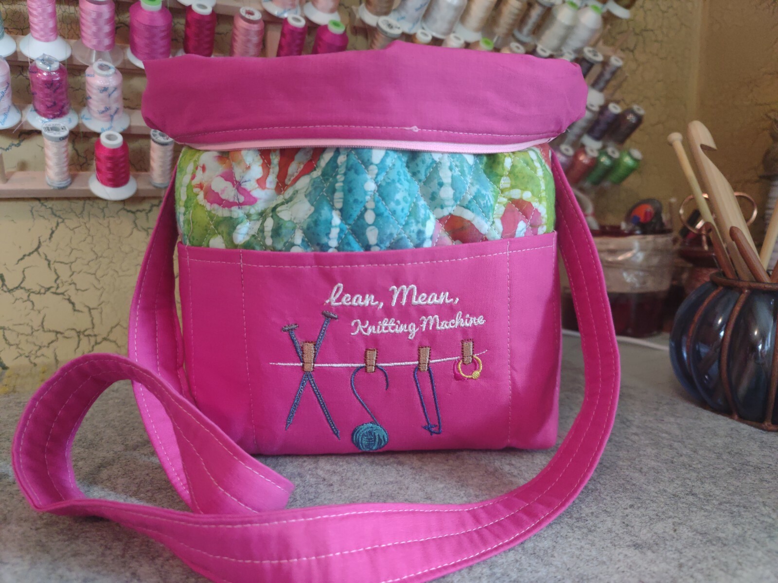 Lean Mean Knitting Machine