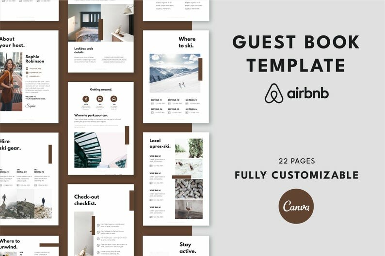 Airbnb Guidebook Template