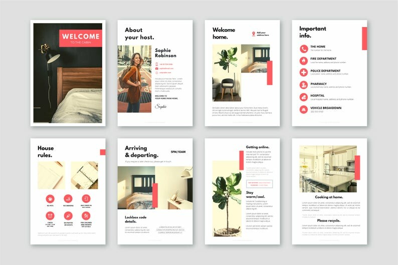 Airbnb Welcome Guide Template
