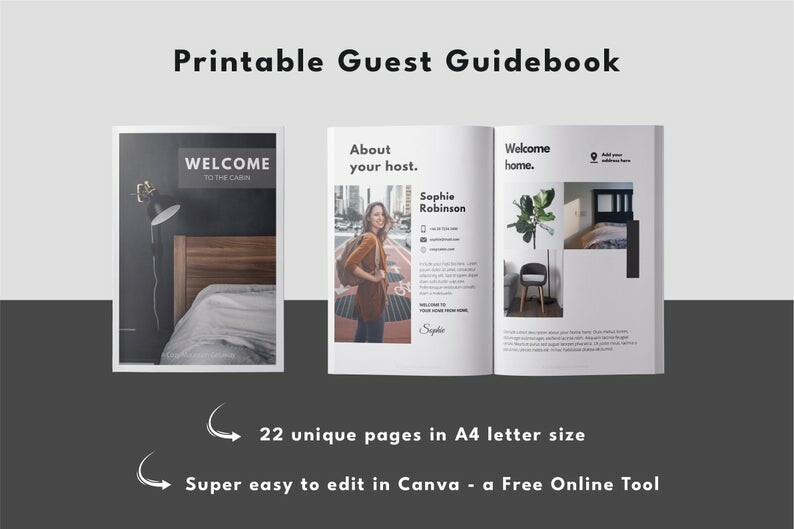 Airbnb Guest Book Template