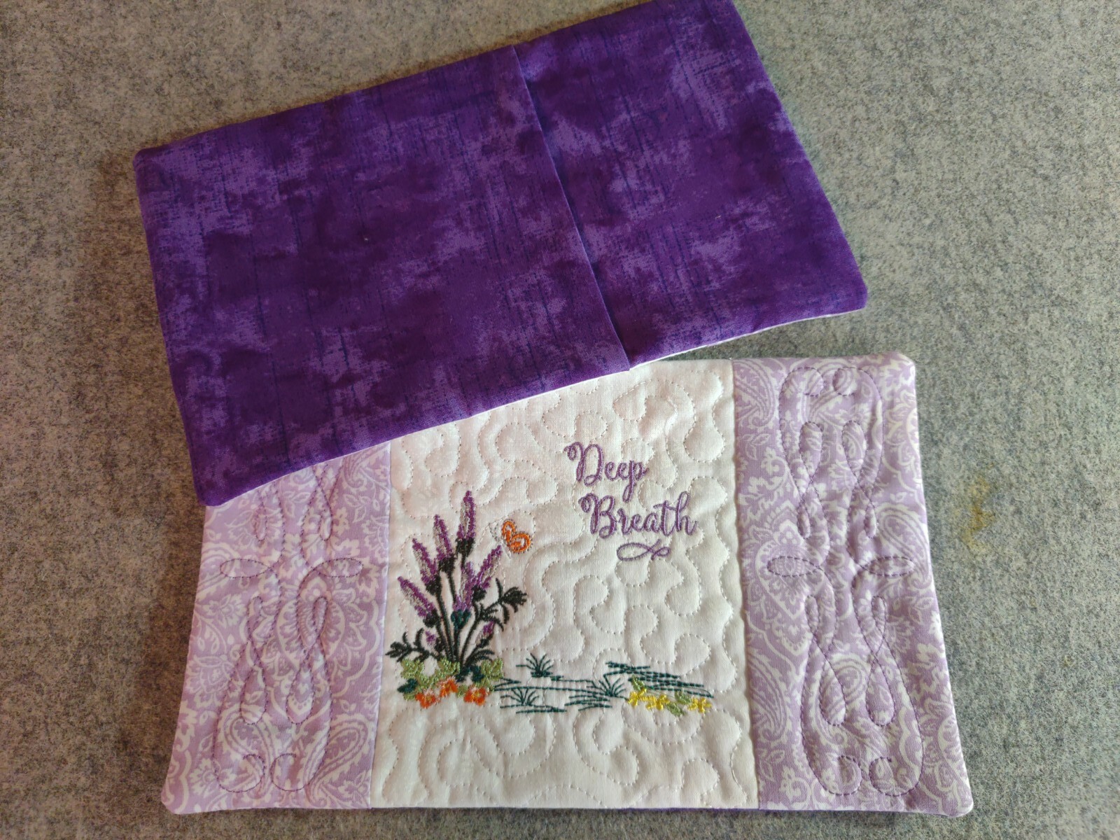 Lavender Mug Rug 1