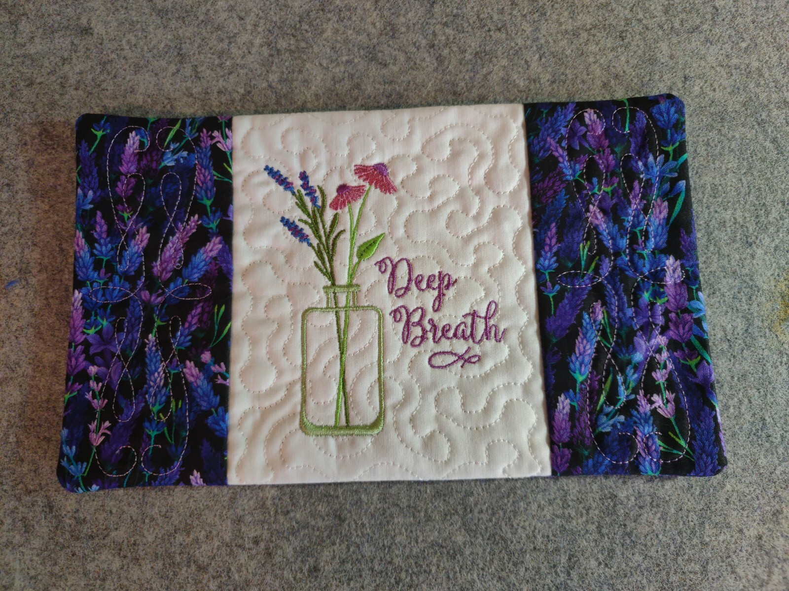 Lavender Mug Rug 2